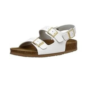 CUSHIONAIRE Lulu Cork footbed Sandal White Size 9 New without Box!